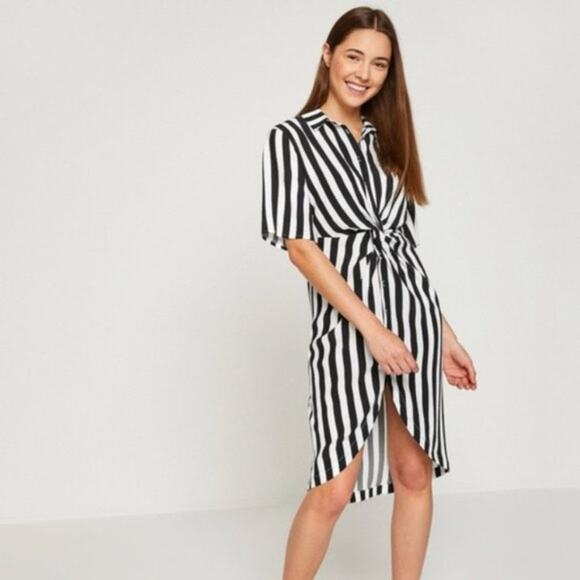 KOTON NWT Stripe Dress Size Medium EU 40 - Picture 2 of 7